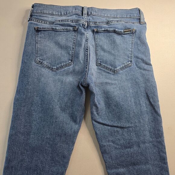 Joe's Jeans Women's 27 Blue Medium Wash The Icon Mid Rise Skinny Ankle - Picture 13 of 16
